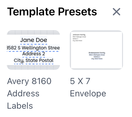 Pre-Made Templates